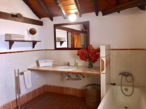 A bathroom at Finca Los Llanitos