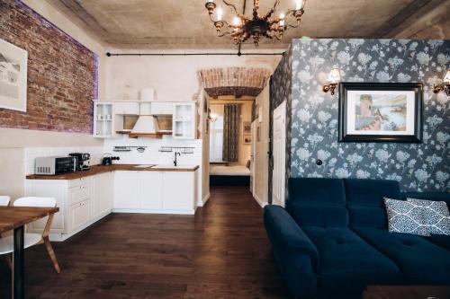 Kuchyňa alebo kuchynka v ubytovaní Native Apartments Dunajewskiego 2