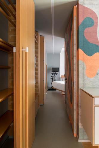 Postel nebo postele na pokoji v ubytování Demo Hotel Design Emotion