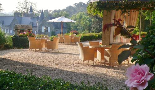 Jardín al aire libre en Manoir De Kertalg