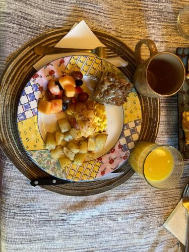 Jídlo v bed and breakfast nebo okolí