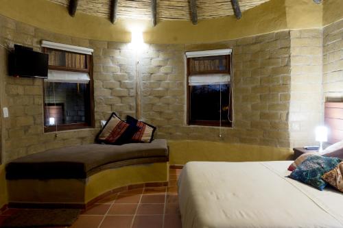 Voodi või voodid majutusasutuse Chalets Sol Muisca RNT85322 toas