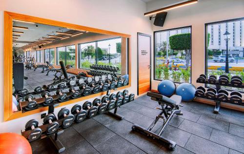 Salle ou équipements de sports de l'établissement Radisson Blu Hotel & Resort, Abu Dhabi Corniche