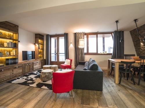 Prostor za sedenje u objektu Appartement Les Arcs 1800, 4 pièces, 8 personnes - FR-1-352-22