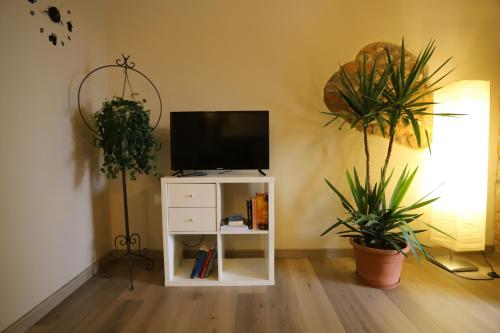 TV a/nebo společenská místnost v ubytování B&B 18 Gradini