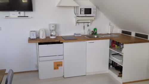 Kuchyň nebo kuchyňský kout v ubytování Guesthouse Hateigi 3