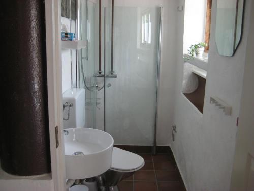 Ett badrum på Billund Resort – Ravning