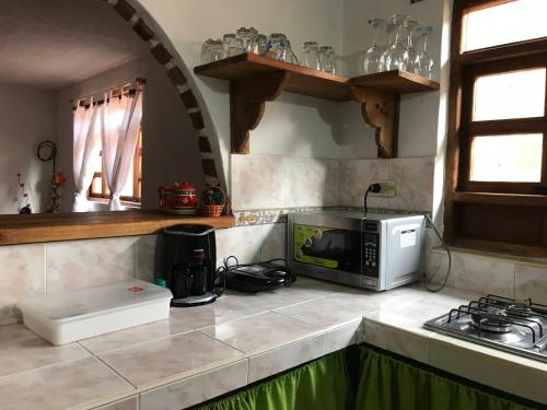 Villas del Porvenir tesisinde mutfak veya mini mutfak