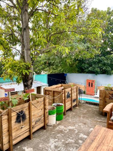 Ein Garten an der Unterkunft Garra Charrua