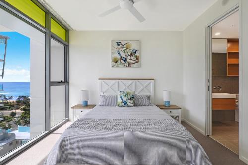 Katil atau katil-katil dalam bilik di Rise Maroochydore
