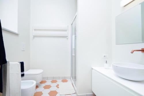 Bilik mandi di Amalfi Centre Flats
