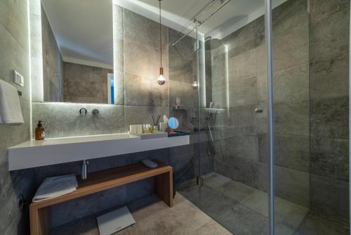Koupelna v ubytování ARGENTO RESIDENCE