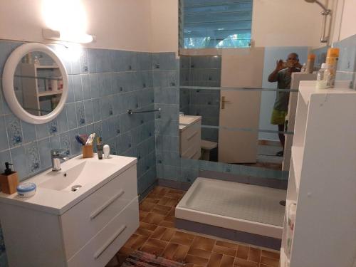 Ванная комната в <CASA COLIBRI> La Désirade
