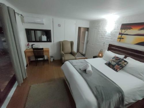 Ένα ή περισσότερα κρεβάτια σε δωμάτιο στο Libra Lodge & Spa - Randburg, Johannesburg