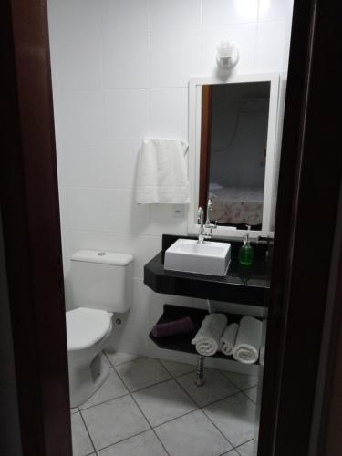 Ванная комната в Apto. 2 quartos em Bombinhas (60 m da praia)