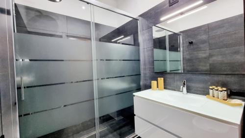 Koupelna v ubytování Residenza Vittorio 57