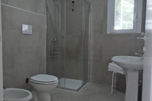 Ett badrum på Hotel Paradiso