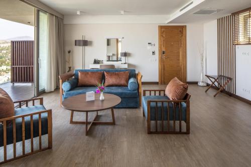 Ruang duduk di Spektr Boutique Hotel Yalikavak