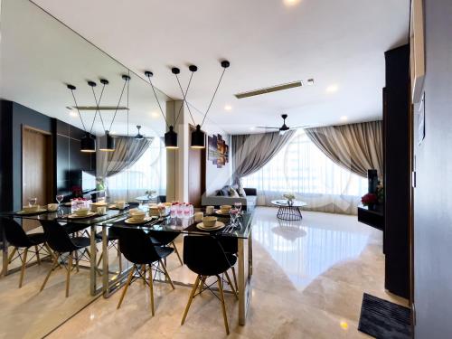 Posezení v ubytování VORTEX KLCC SUITES BY RIZQ