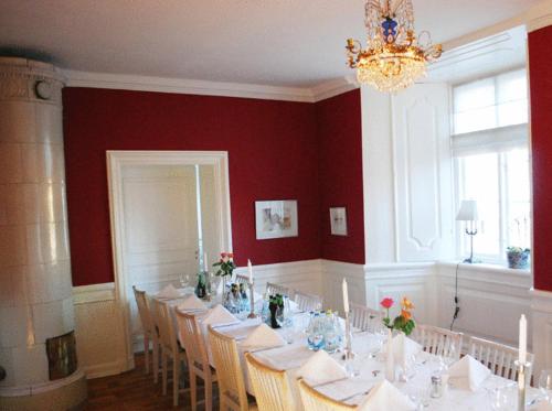 En restaurang eller annat matställe på Bäckaskog Slott