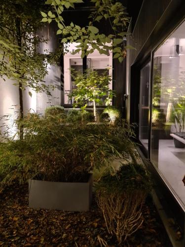 Zahrada ubytování B&B A Côté du Cinquantenaire