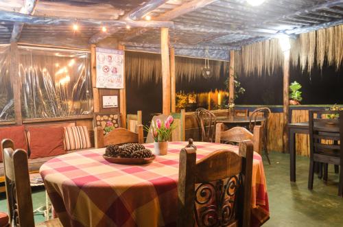 Restaurace v ubytování Habitaciones Luna Campestre