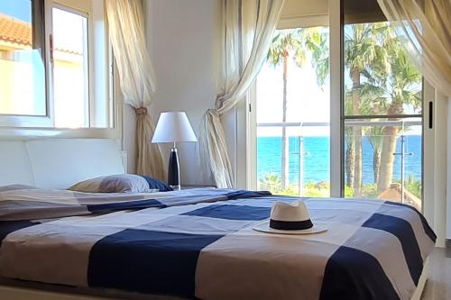 Postel nebo postele na pokoji v ubytování Villa del Mar