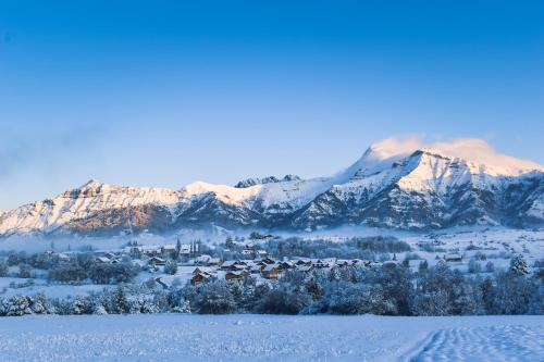 Nespecifikovaný výhled na hory nebo výhled na hory při pohledu z bed and breakfast