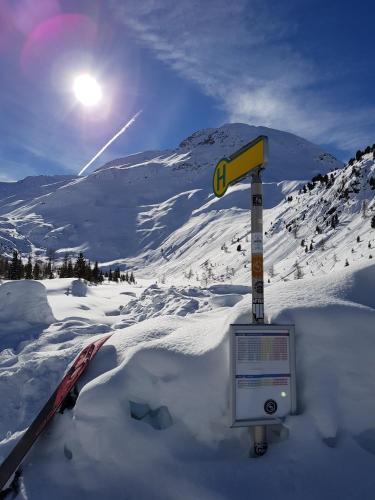 Hotel Weisseespitze durante o inverno