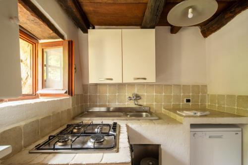 Kuchyň nebo kuchyňský kout v ubytování Villa Bagnolo by VacaVilla