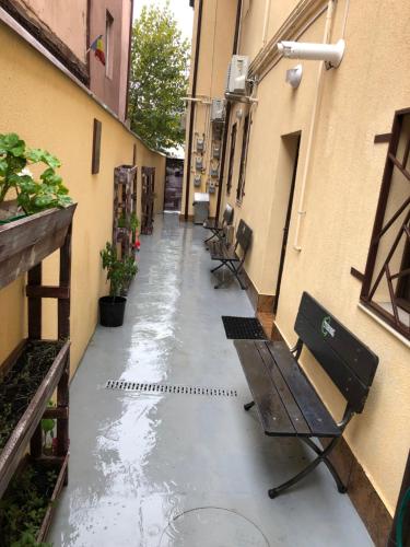 Serban Home Arenele Romane Marius Nastaにあるバルコニーまたはテラス
