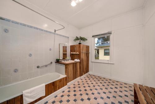 Koupelna v ubytování Giants Table and Cottages