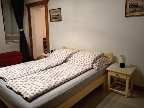 Voodi või voodid majutusasutuse Veranda Vendégház toas