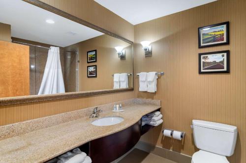 Ett badrum på Comfort Suites Byron Warner Robins