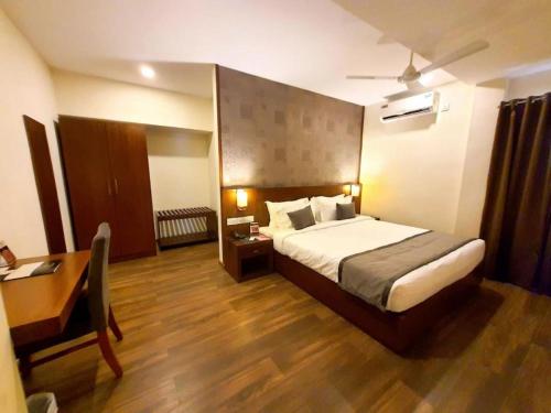 Krevet ili kreveti u jedinici u okviru objekta Emperor-Hotel Rachana Continental Pvt Ltd