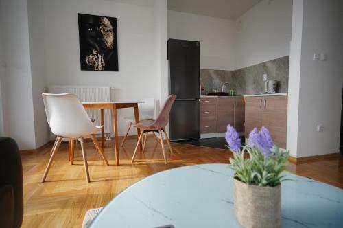 Ruang duduk di Apartman Venecija