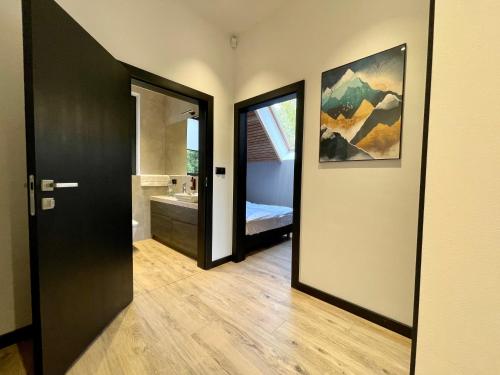 Kúpeľňa v ubytovaní Apartamenty Zielona 9