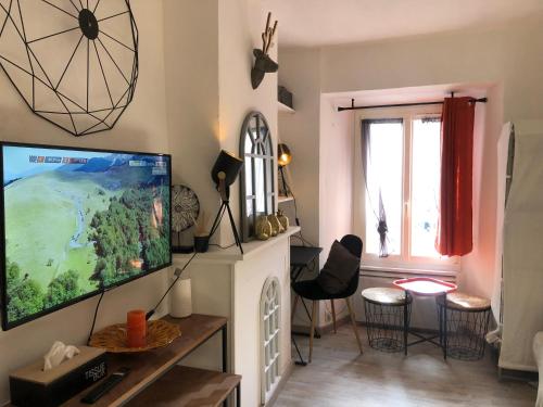 Μια τηλεόραση ή/και κέντρο ψυχαγωγίας στο Studio in Moutiers