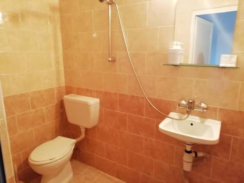リバリツァにあるХАН КОСТИНА - HAN KOSTINAのバスルーム(トイレ、洗面台付)