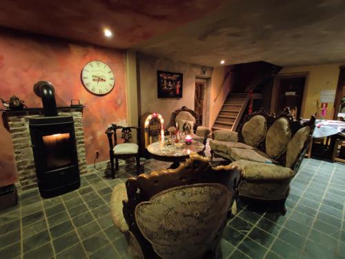 Zona de estar de B&B 't Zwaluwnest