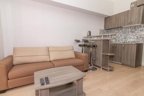 Η κουζίνα ή μικρή κουζίνα στο Gudauri Palace apartments in New Gudauri