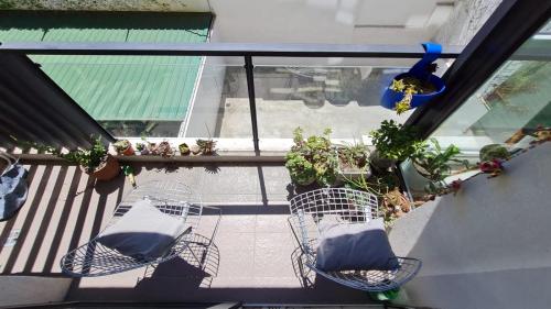 Ein Balkon oder eine Terrasse in der Unterkunft Depto 44