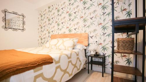 Posteľ alebo postele v izbe v ubytovaní Cute Central Apartment