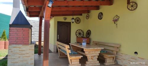 Αίθριο ή υπαίθριος χώρος στο Wellness Chata Horbek
