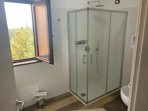 Ein Badezimmer in der Unterkunft Hotel Miramonti Seulo Turismo Rurale