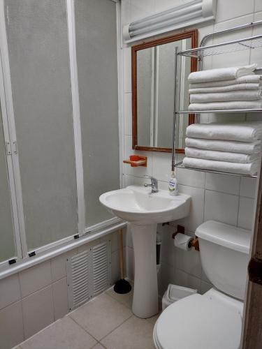 Ένα μπάνιο στο Cabañas Amancay