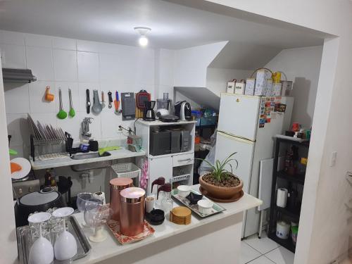 Køkken eller tekøkken på Casa em Condomínio
