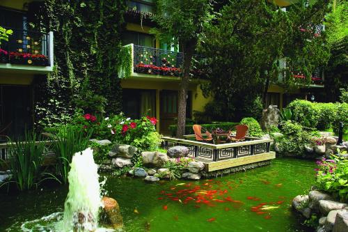 Κήπος έξω από το Jianguo Hotel