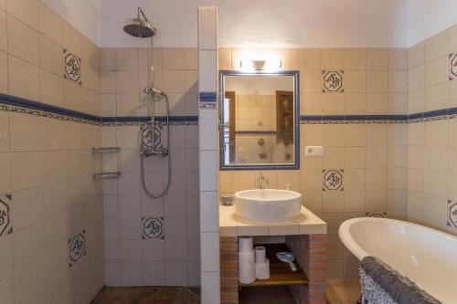 Et badeværelse på Finca el Cerrillo Competa