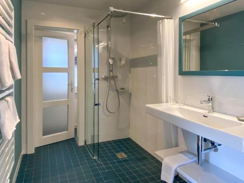Koupelna v ubytování Seehotel Enzian